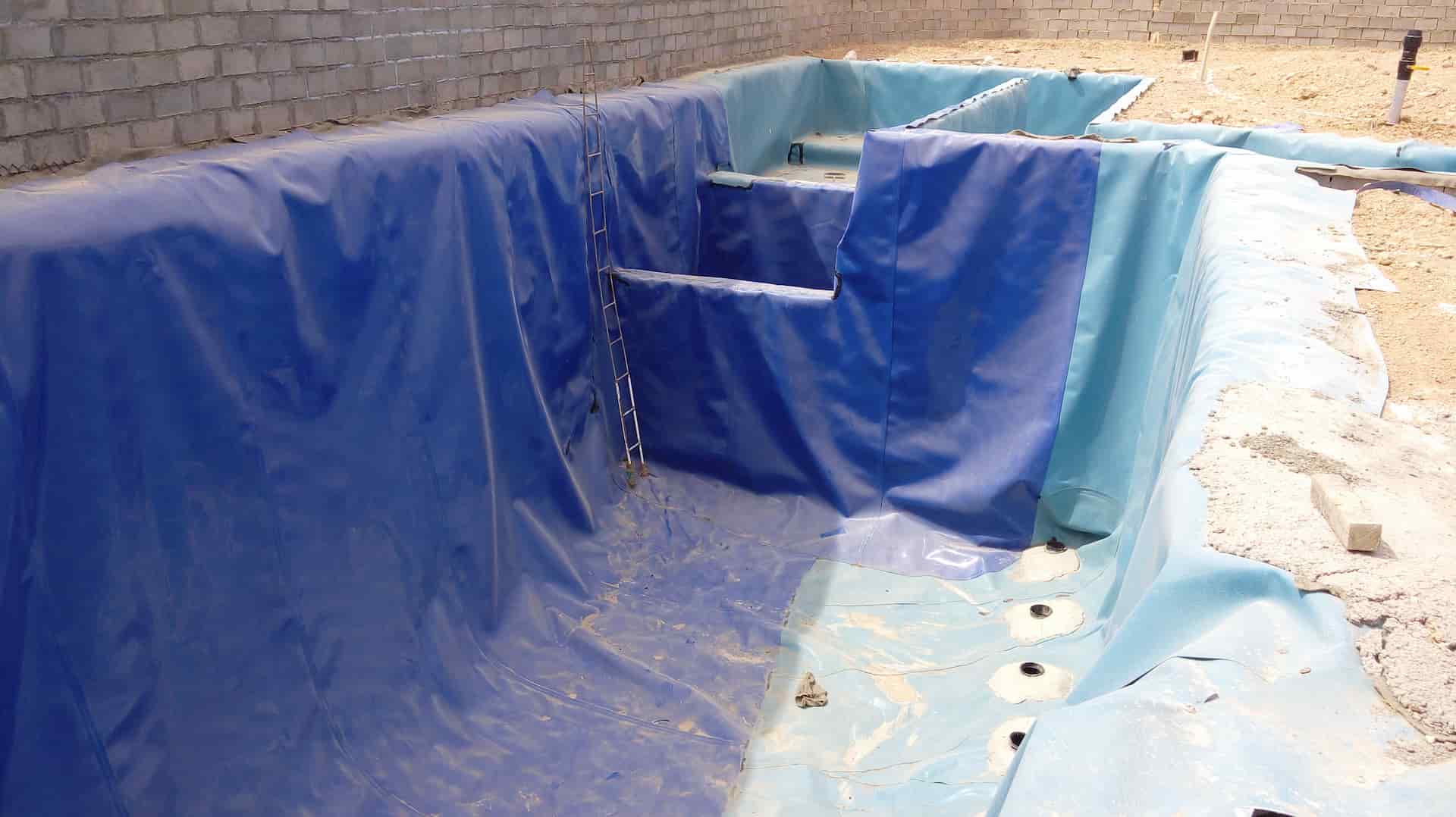 عایق کاری استخر با ورق ژئوممبران